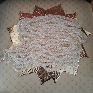 27' Vintage Irridescent Braided Christmas Tree Garland